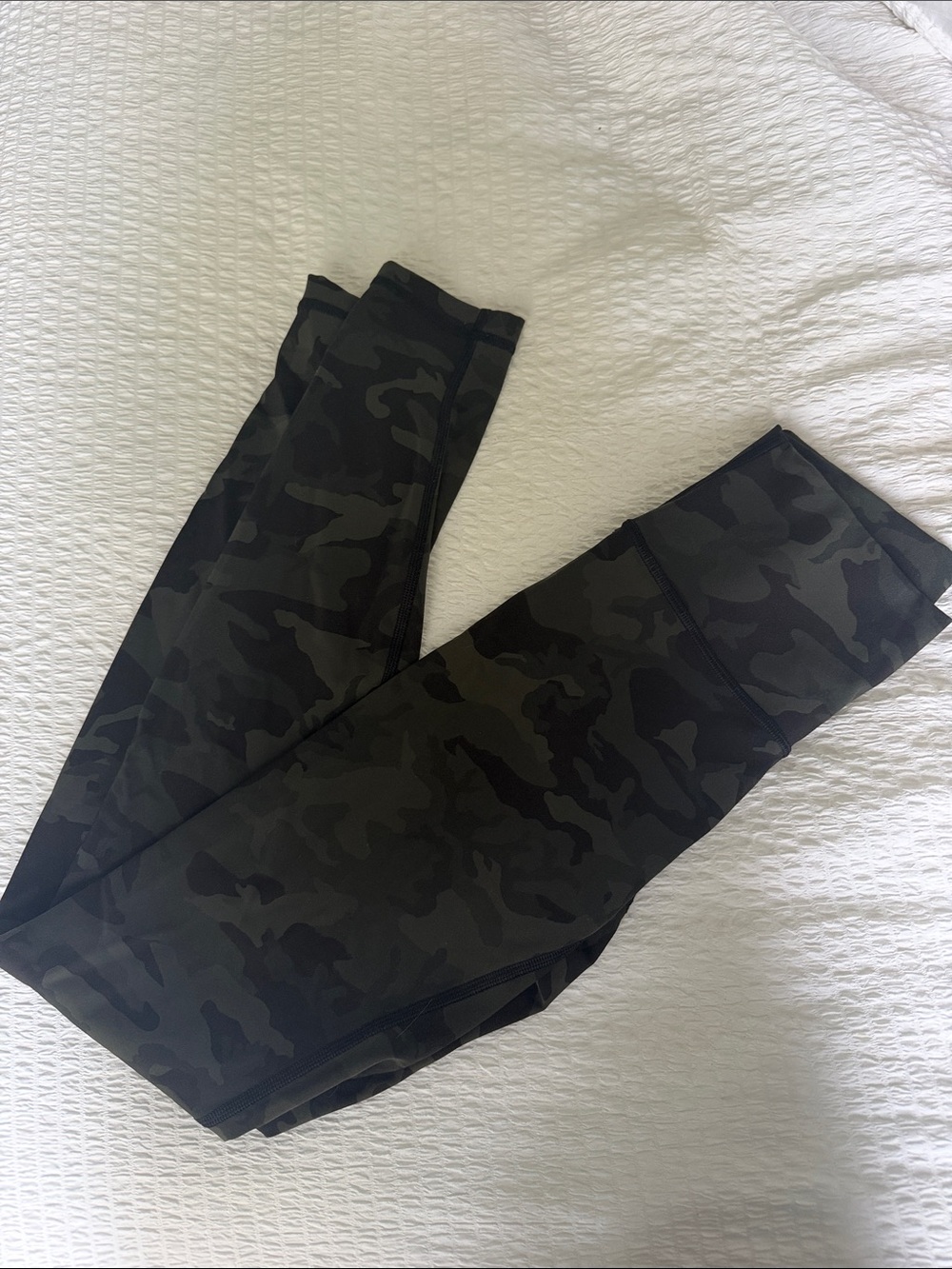 lululemon athletica Olive/Black Camo High-Rise Leggings